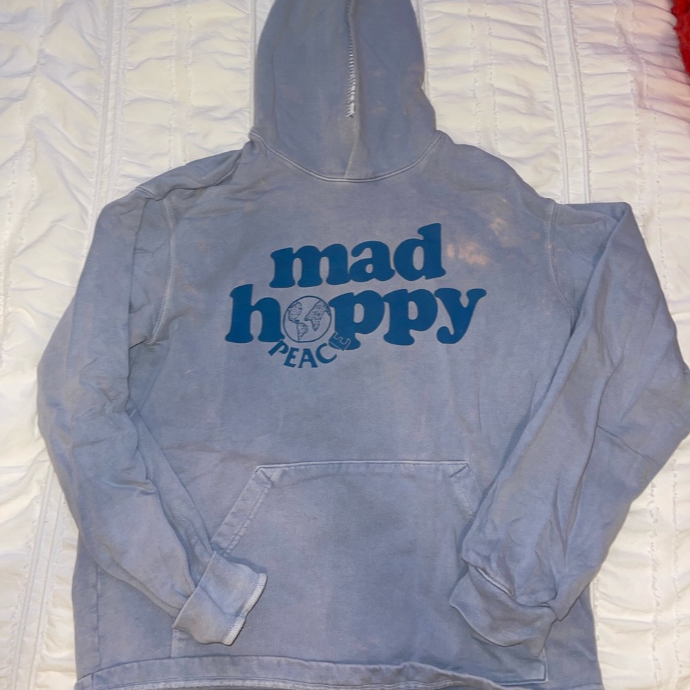 Madhappy peace on earth hoodie **WITH STAINS**